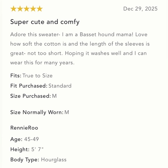 NWT Anthropologie Flat White Size Small Crew-Neck Dog Icon Sweater - Picture 10 of 16